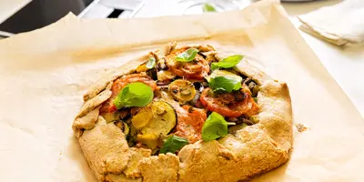 Galette mit Sommergemüse
