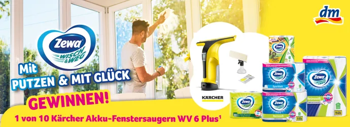 Teilnahmebedingungen Gewinnspiel „Mit Zewa Wisch&Weg putzen & gewinnen"