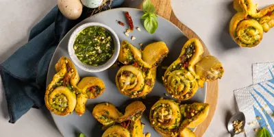 Pesto-Osterhasen