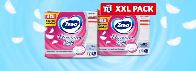 Zewa Premium Soft - Spürbar weicher