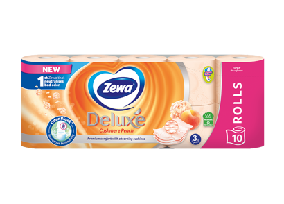 Odaberi učinkovito! Svilenkasti mekani toaletni papir Zewa Deluxe koji traje dulje