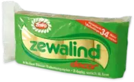 Zewa Zewalind Decor Toilettenpapier, Vorteilspack mit 3–4 Rollen, weich, stark und dezent verziert.