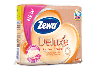 Zewa Deluxe Cashmere Peach