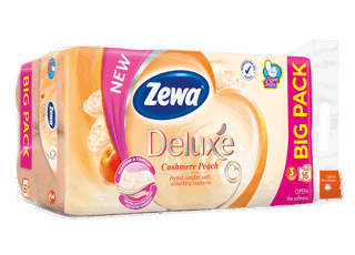 Zewa Deluxe Cashmere Peach