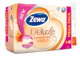 Zewa Deluxe Cashmere Peach
