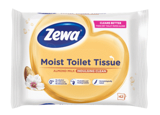 Zewa Almond Milk Nedves toalettpapír