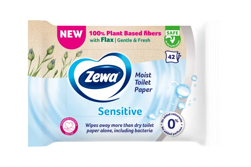 Zewa Sensitive Niiske tualettpaber