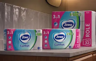 Zewa Comfort - hârtie igienică delicată, rezistentă și absorbantă