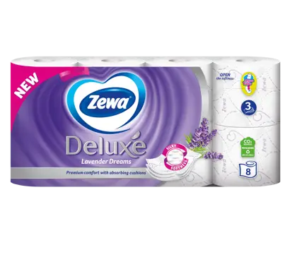 Megújult, selymesen puha Zewa Deluxe toalettpapírok