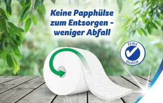 Keine Papphülse zum Entsorgen
