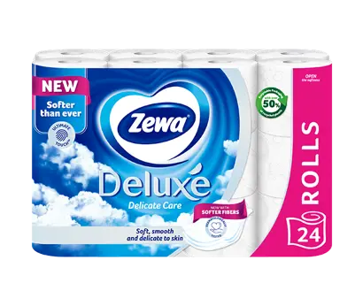 Hârtia igienică Zewa Deluxe: Acum mai fină ca niciodată