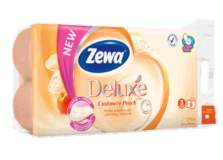 Zewa Deluxe Peach