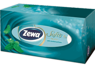 Zewa Softis Menthol με άρωμα