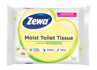 Zewa Moist Natural Camomile