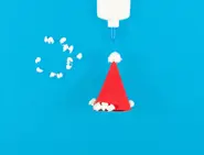 Geschenkverpackung Idee Weihnachtsmütze 07