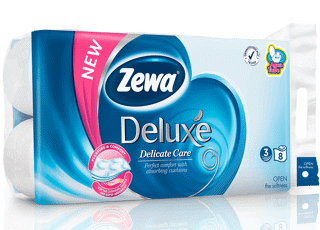 Zewa Deluxe Delicate Care 8 rolls