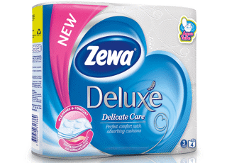 Zewa Deluxe Delicate Care 4 rolls