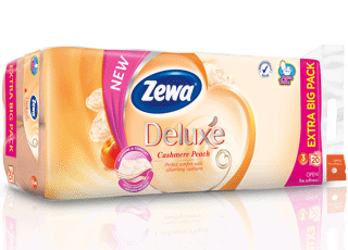 Zewa Deluxe Cashmere Peach 20 rolls
