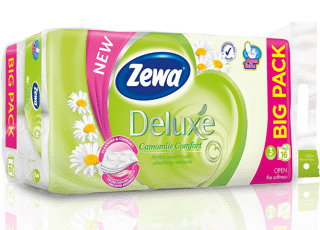 Zewa Deluxe Camomile