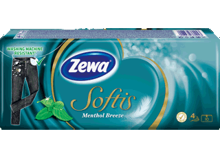 Zewa Softis Menthol Breeze 10x9