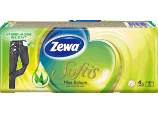 Zewa Softis Aloe Balsam 10x9