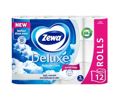 Hârtia igienică Zewa Deluxe: Acum mai fină ca niciodată