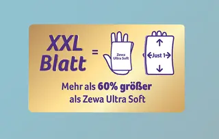 1 XXL Blatt kann ausreichen