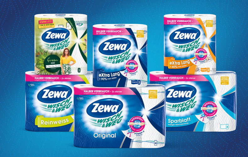 Die neue Generation Zewa Wisch&Weg