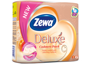 Zewa Deluxe Cashmere Peach