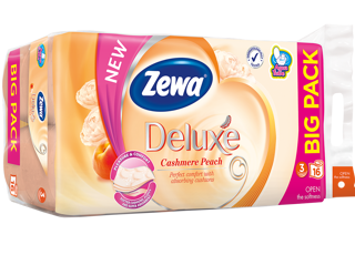 Zewa Deluxe Cashmere Peach