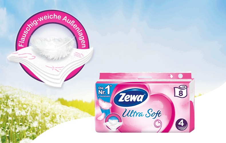 Zewa Ultra Soft - die Nr. 1*