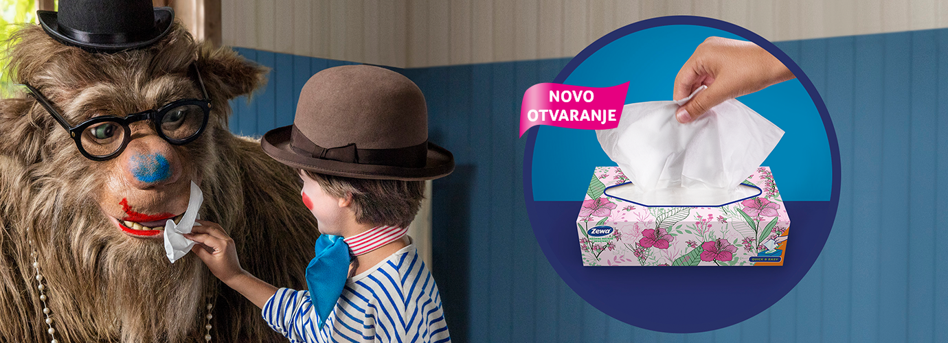 Zewa maramice u kutiji: uvijek pri ruci