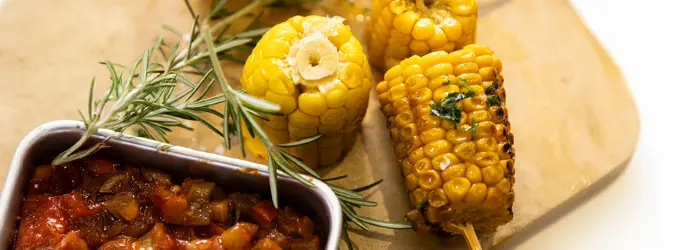 Ratatouille mit Maiskolben