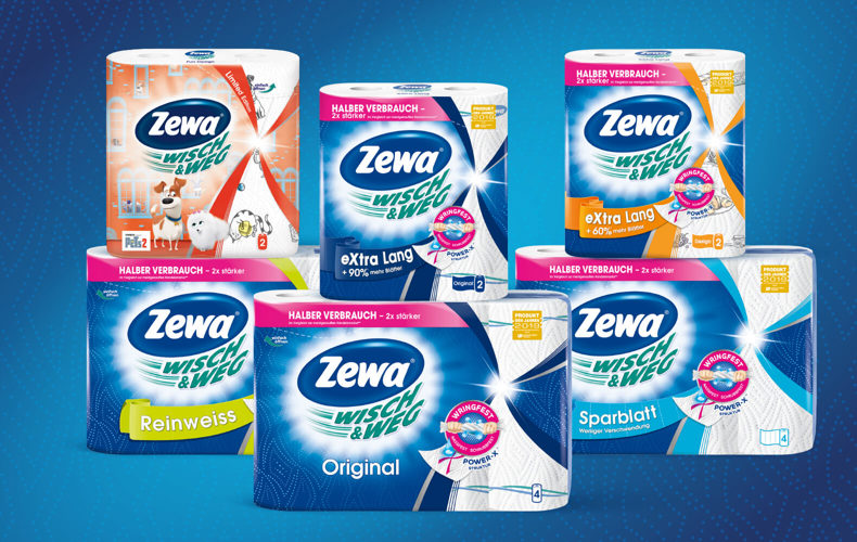 Die neue Generation Zewa Wisch&Weg