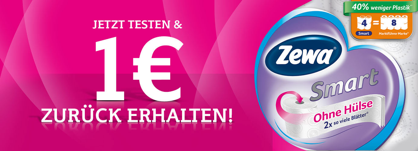 Teilnahmebedingungen „Zewa Smart“-Cashback-Aktion