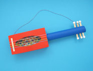 musikinstrumente basteln gitarre 05
