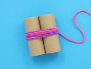 pompoms basteln toilettenpapierrolle 01