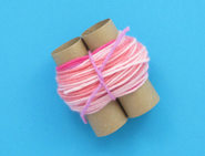 pompoms basteln toilettenpapierrolle 02