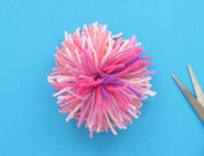 pompoms basteln toilettenpapierrolle 05
