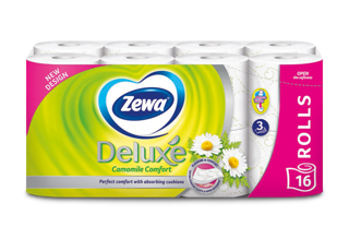 Zewa Deluxe Camomile