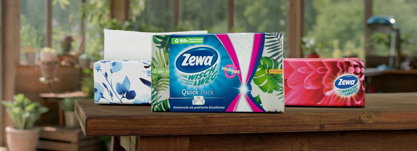 Zewa Wisch & Weg Quick Pack Küchentücher