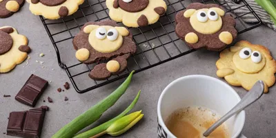 Schäfchen-Kekse: ein einfaches leckeres Rezept für die ganze Familie