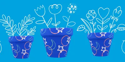 Blumentöpfe bemalen: So geht's