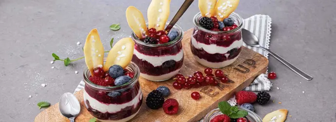 Tolles Rezept zu Ostern: Schichtdessert mit Hasenöhrchen