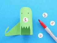 make kids games dinosaur board shoot 06