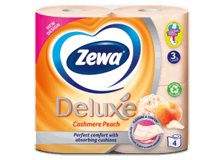 Zewa Deluxe Cashmere Peach