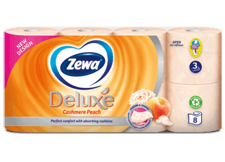 Zewa Deluxe Cashmere Peach