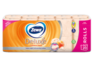 Zewa Deluxe Cashmere Peach