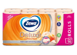 Zewa Deluxe Cashmere Peach