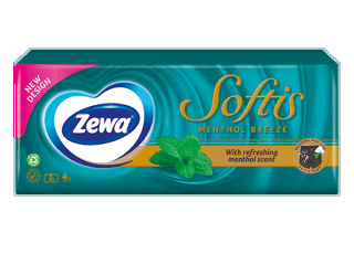Zewa Softis Menthol Breeze
